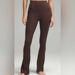 Lululemon Ribbed Mini Flare Extra Short Pant in Espresso